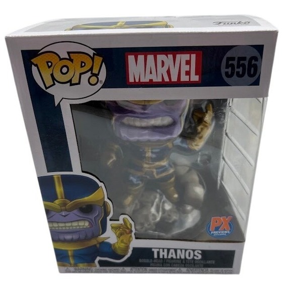 Funko Pop Marvel 556 Thanos Deluxe 80 Years Edition Bobble Head Figure NWT - Picture 2 of 7